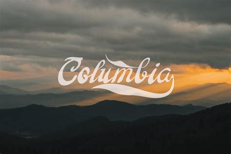 columbia font free